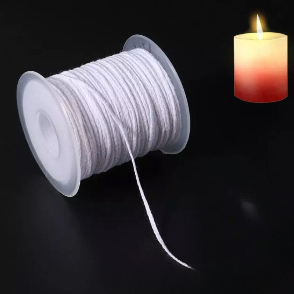 Candle Wax Scale - 1pc 61 Meter/Roll White Cotton Woven