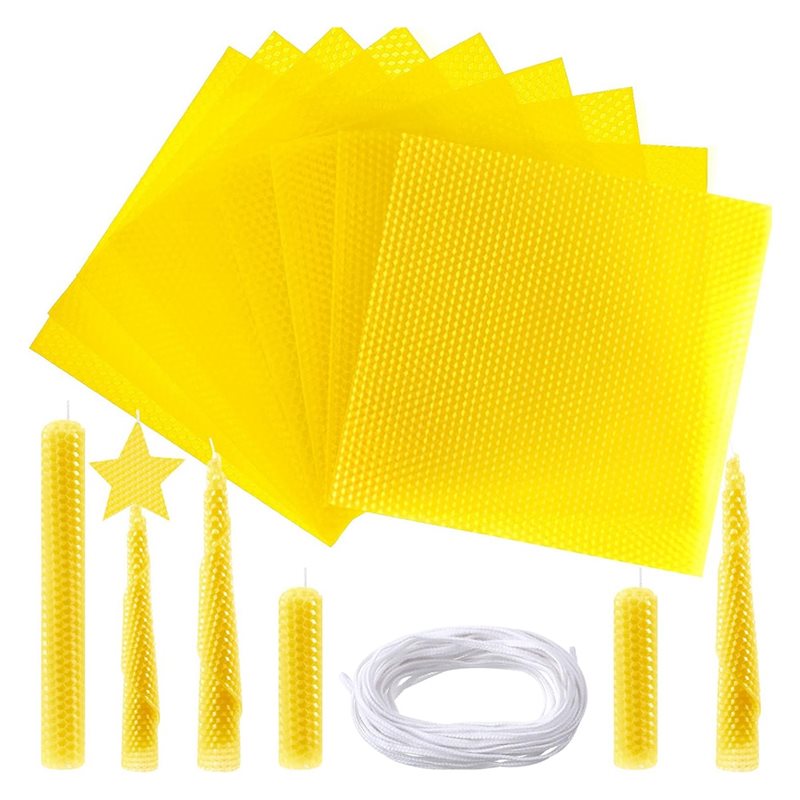 Beeswax Sheet Roll - ABKP-For Candle Making Kit 24 Pcs