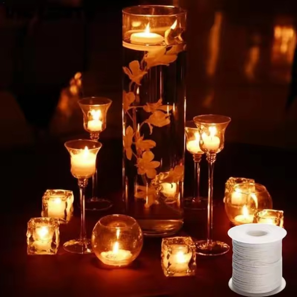1pc 61 Meter/Roll White Cotton - Candle Wax Scale recension och pris