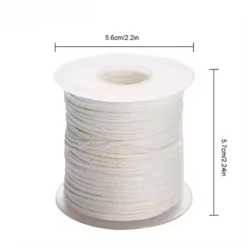 1pc 61 Meter/Roll White Cotton - Candle Wax Scale recension och pris