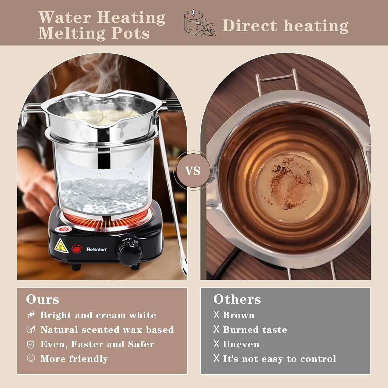 Double Boiler Wax Melter for C - Candle Wax Scale recension och pris