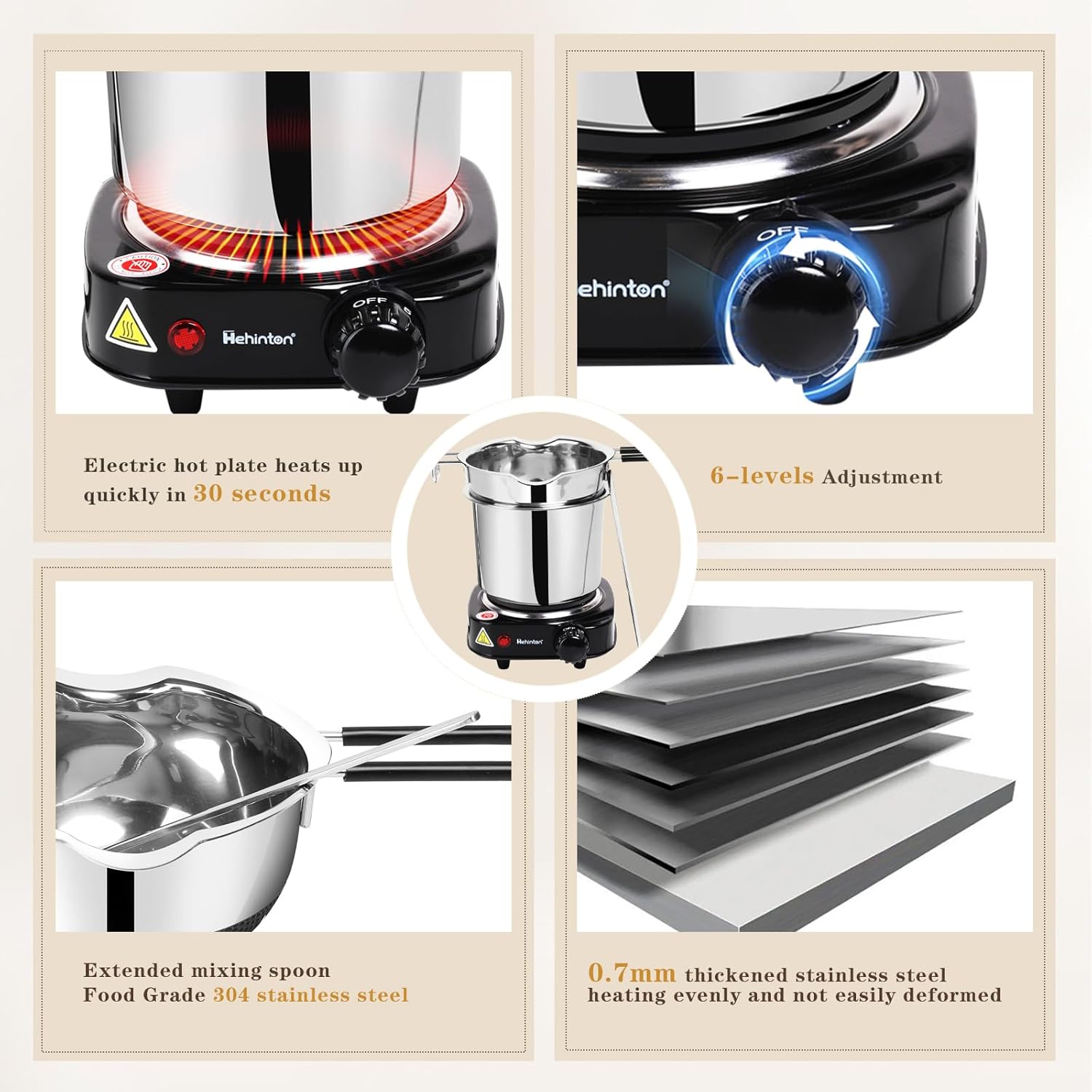 Double Boiler Wax Melter for C - Candle Wax Scale recension och pris