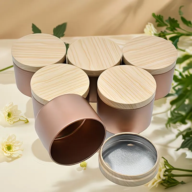 Rose Golden Metal Candle Jars  - Candle Making Supplies Jars recension och pris