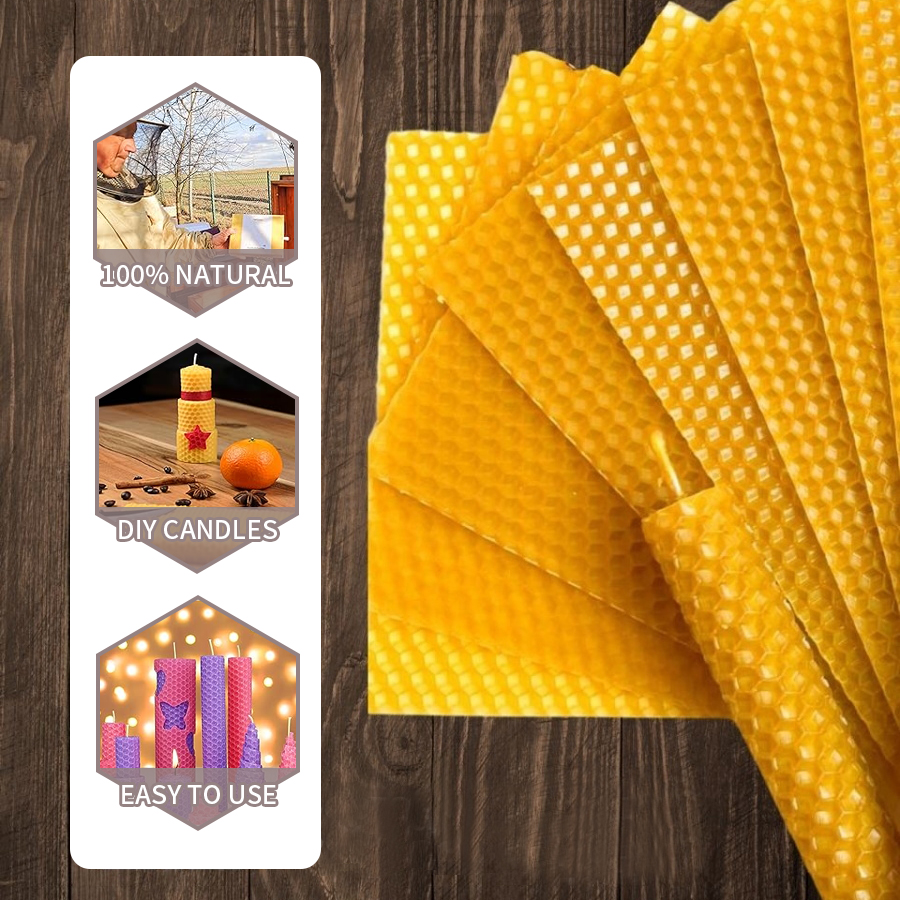 Beeswax Sheets for Candle Maki - Beeswax Sheet Roll recension och pris