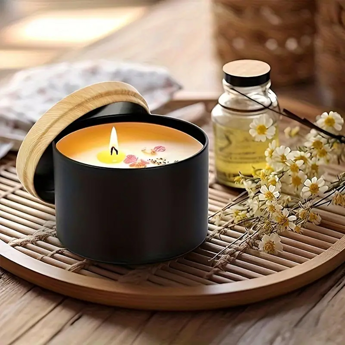 12pcs 4oz Candle Tins With Lid - Candle Making Supplies Jars recension och pris