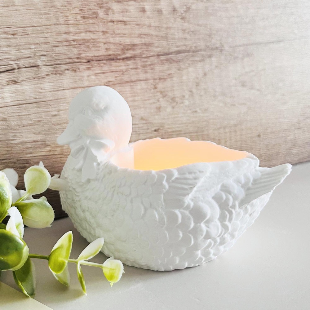Beautiful Plaster Duck Storage - Candle Making Supplies Jars recension och pris