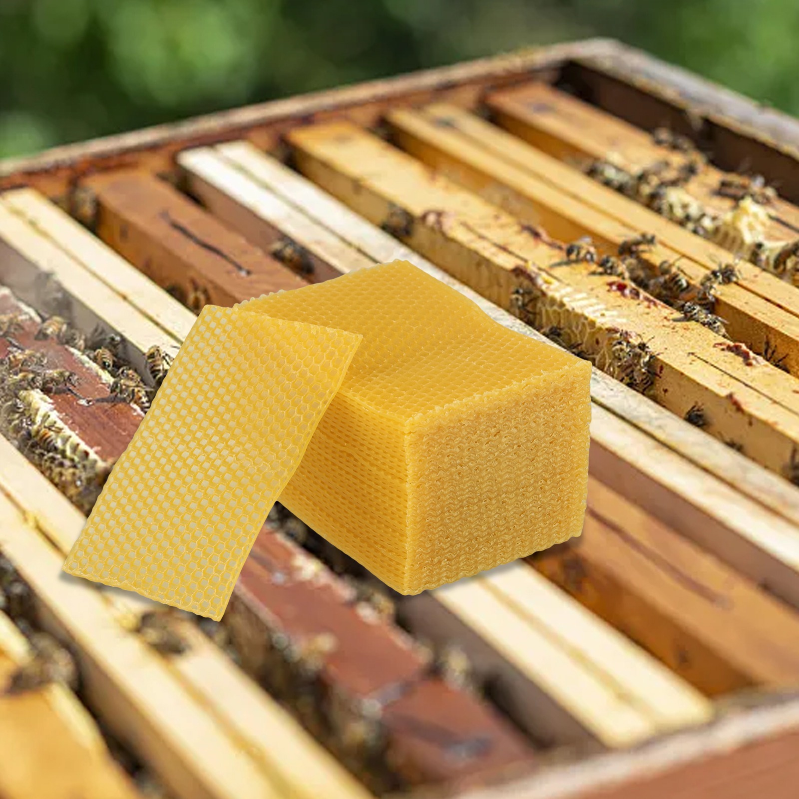 5.24 X 3.54 Beehive Foundation - Beeswax Sheet Roll recension och pris