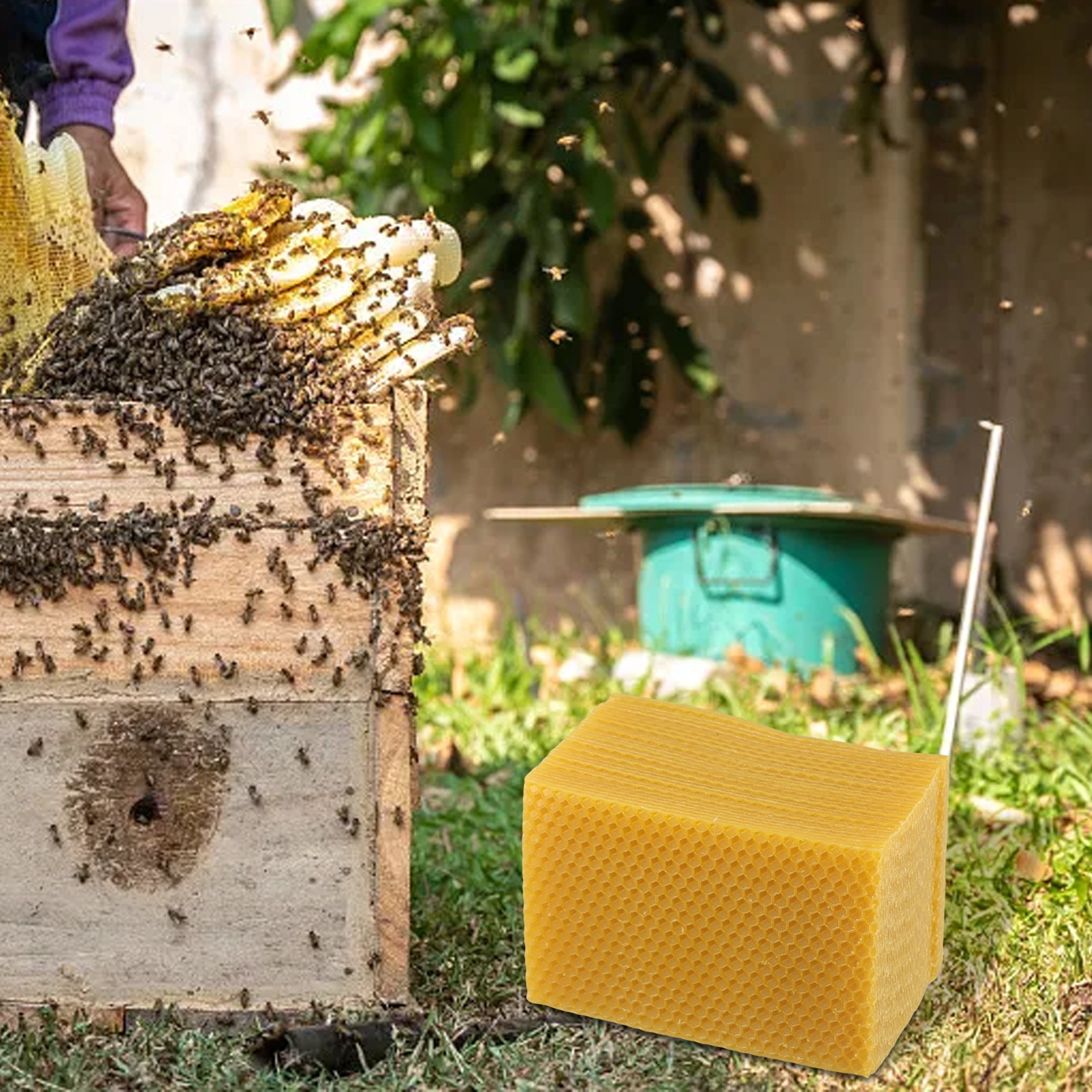 5.24 X 3.54 Beehive Foundation - Beeswax Sheet Roll recension och pris
