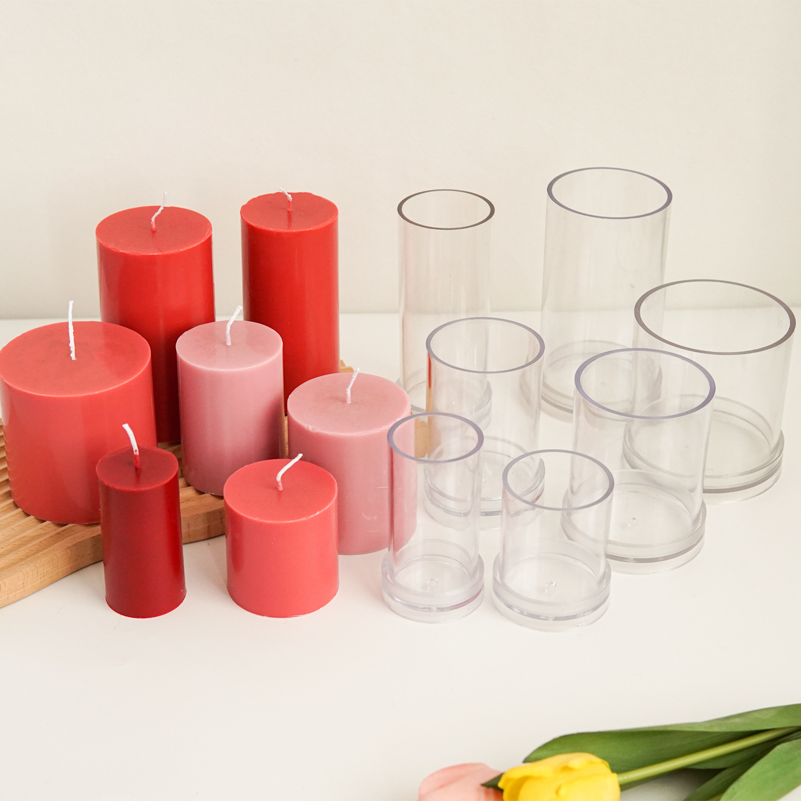 Various 3D Cylindrical Candle  - Candle Making Supplies Jars recension och pris