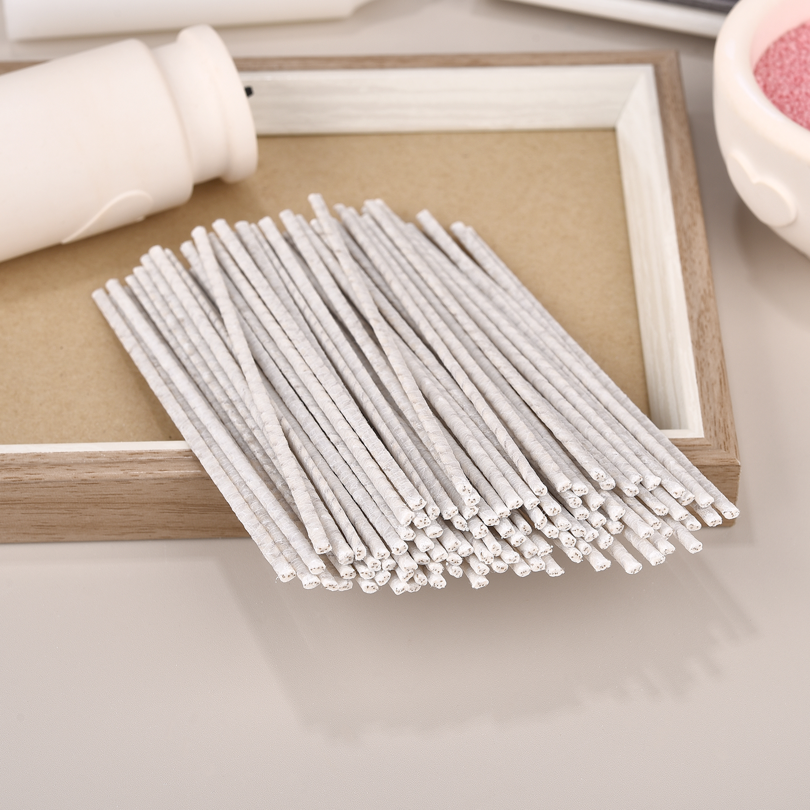 100pcs Wooden Candles Wick Can - Candle Making Supplies Jars recension och pris