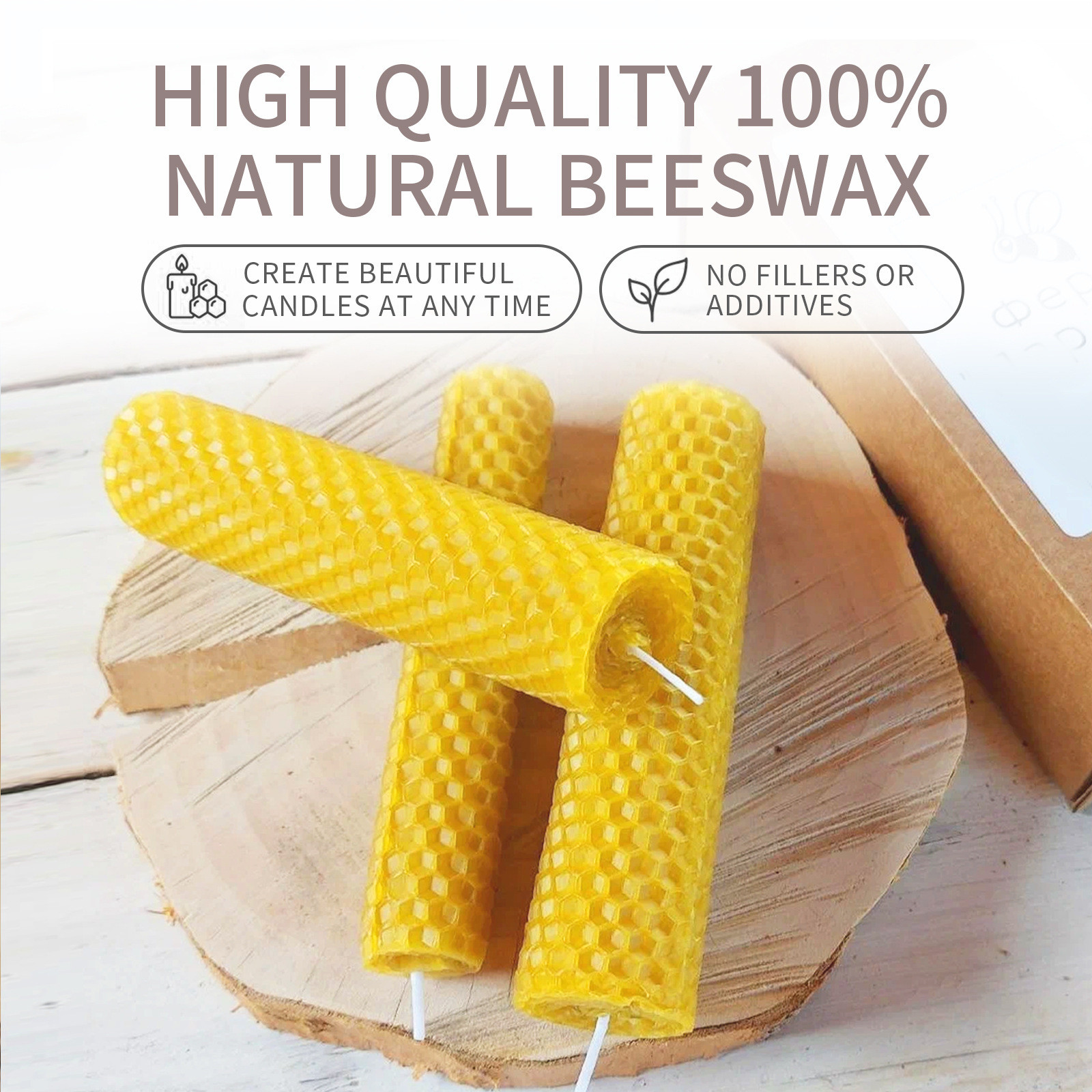10/30pcs Natural Beeswax Sheet - Beeswax Sheet Roll recension och pris