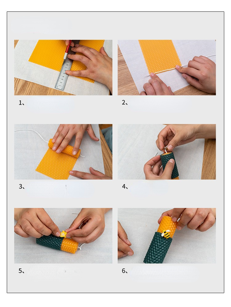 12pcs 15*20CM Beeswax Sheet Ca - Beeswax Sheet Roll recension och pris