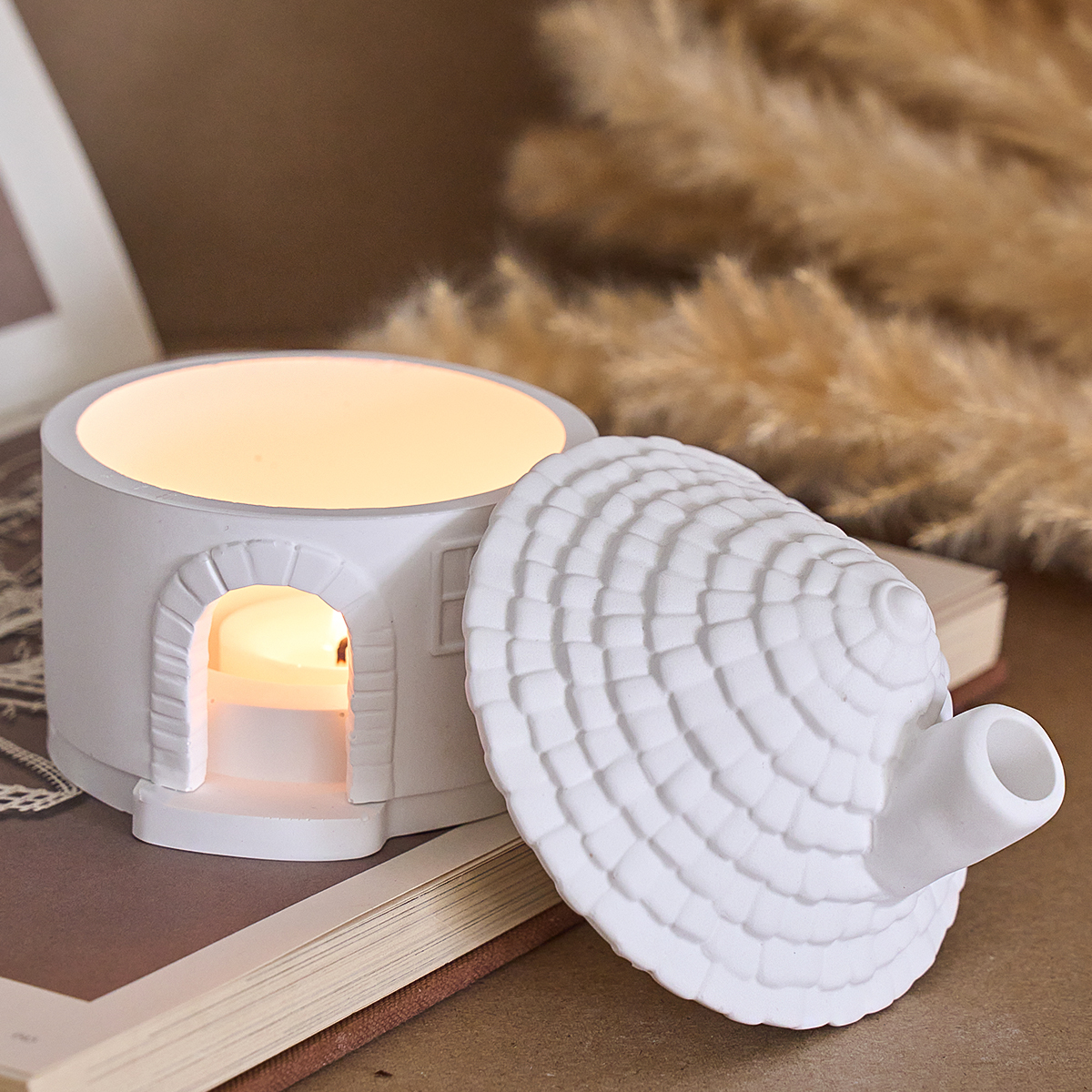 3D House Incense Stove Silicon - Candle Making Supplies Jars recension och pris